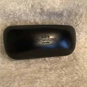 Coach Black Hard Shell Eyeglass Case *NEW